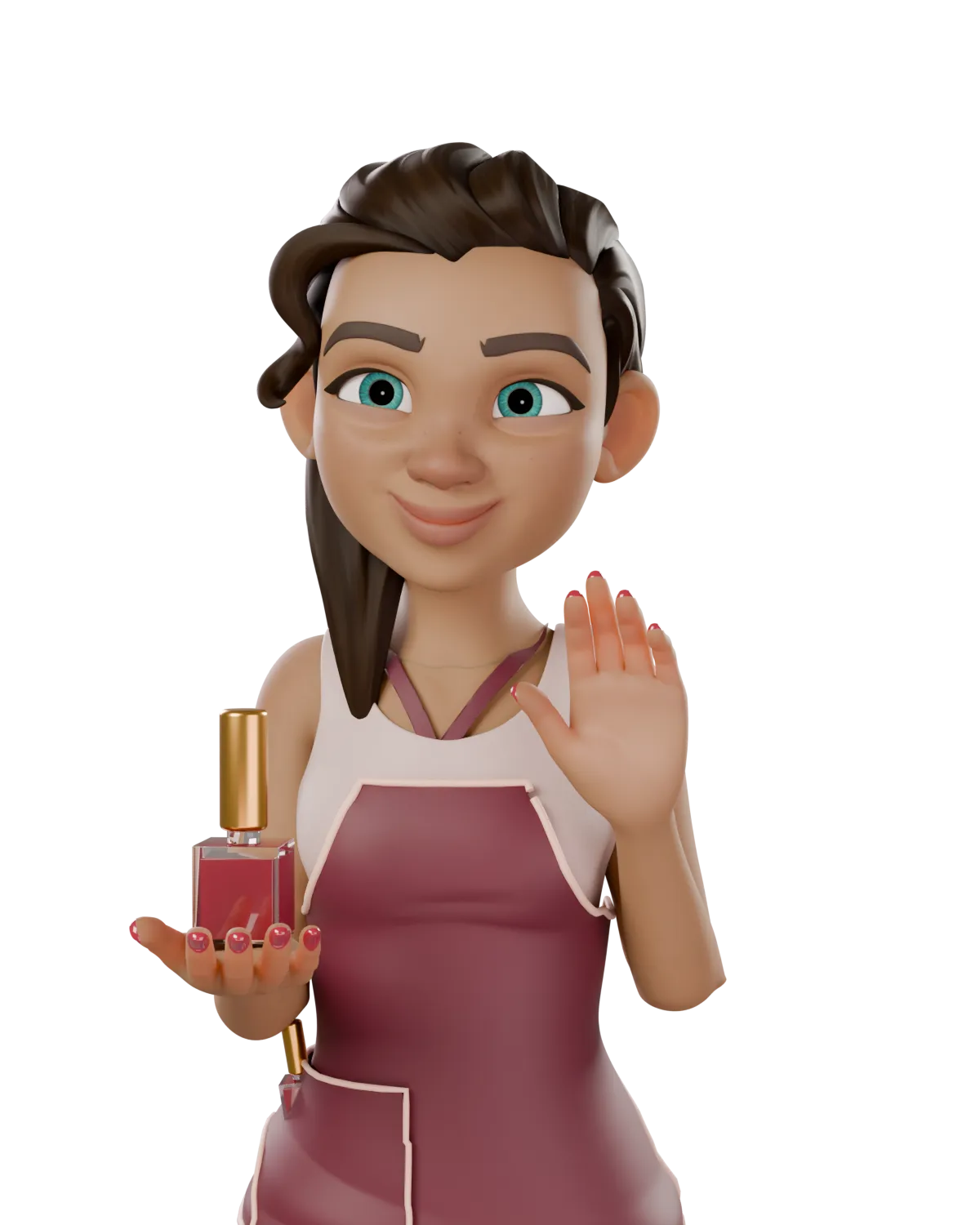 Мила Соколова — 3D-аватар мастера маникюра